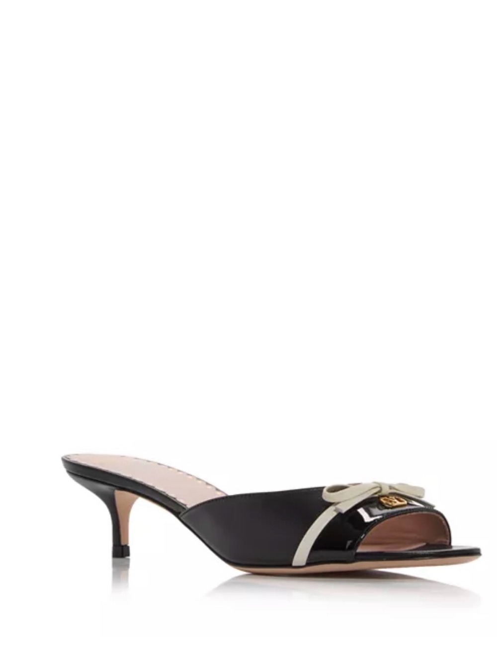 Valentino Garavani VLogo Bepointy Bow Slide Sandals